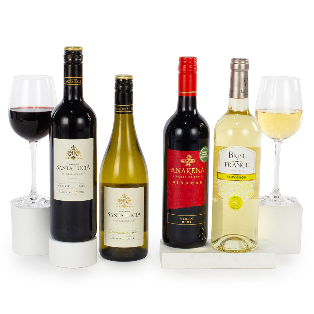 Four Premium Wines in a Gift Box - UK DELIVERY ONLY