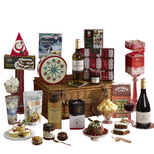 Traditional Christmas Gift Basket