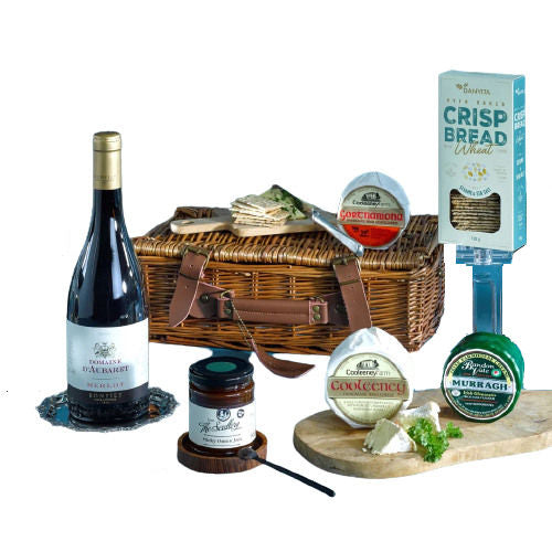 Wine and Cheese Basket